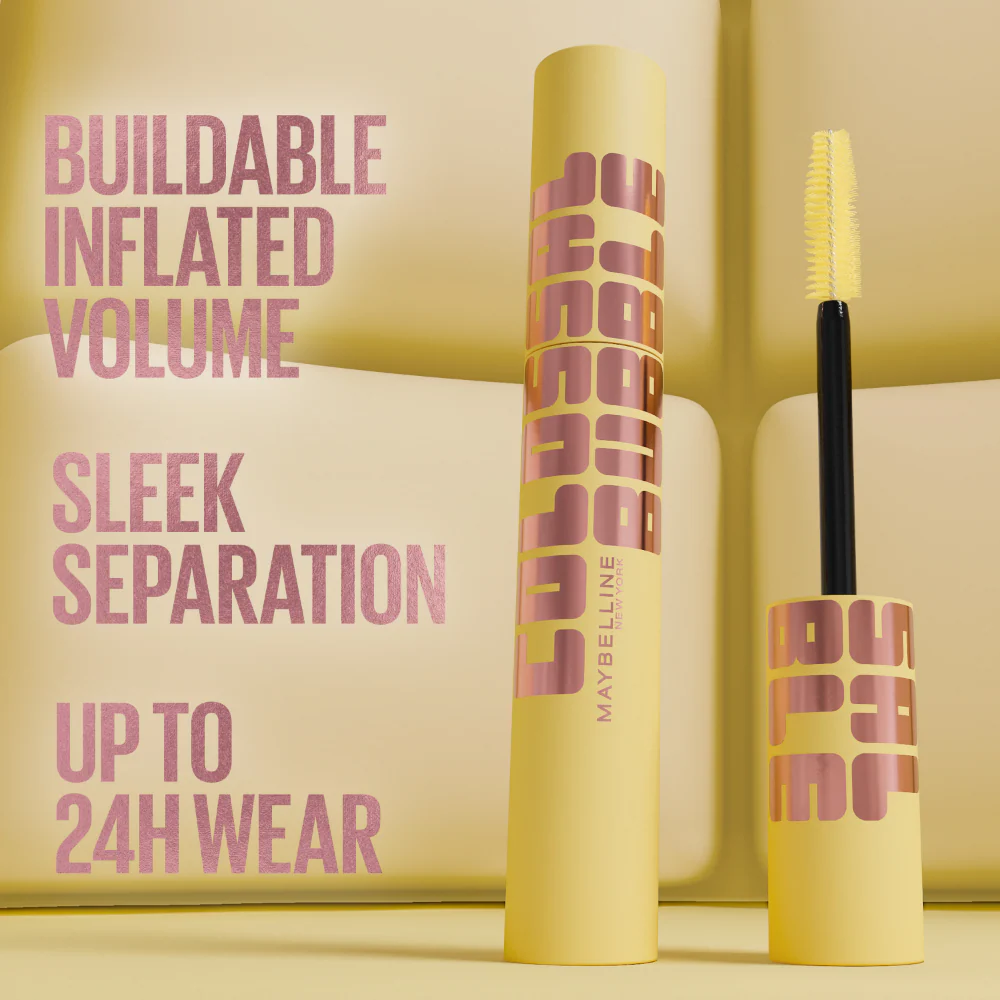 Maybelline Colossal Bubble Waterproof Mascara Very Black 8.8ml - Image 3