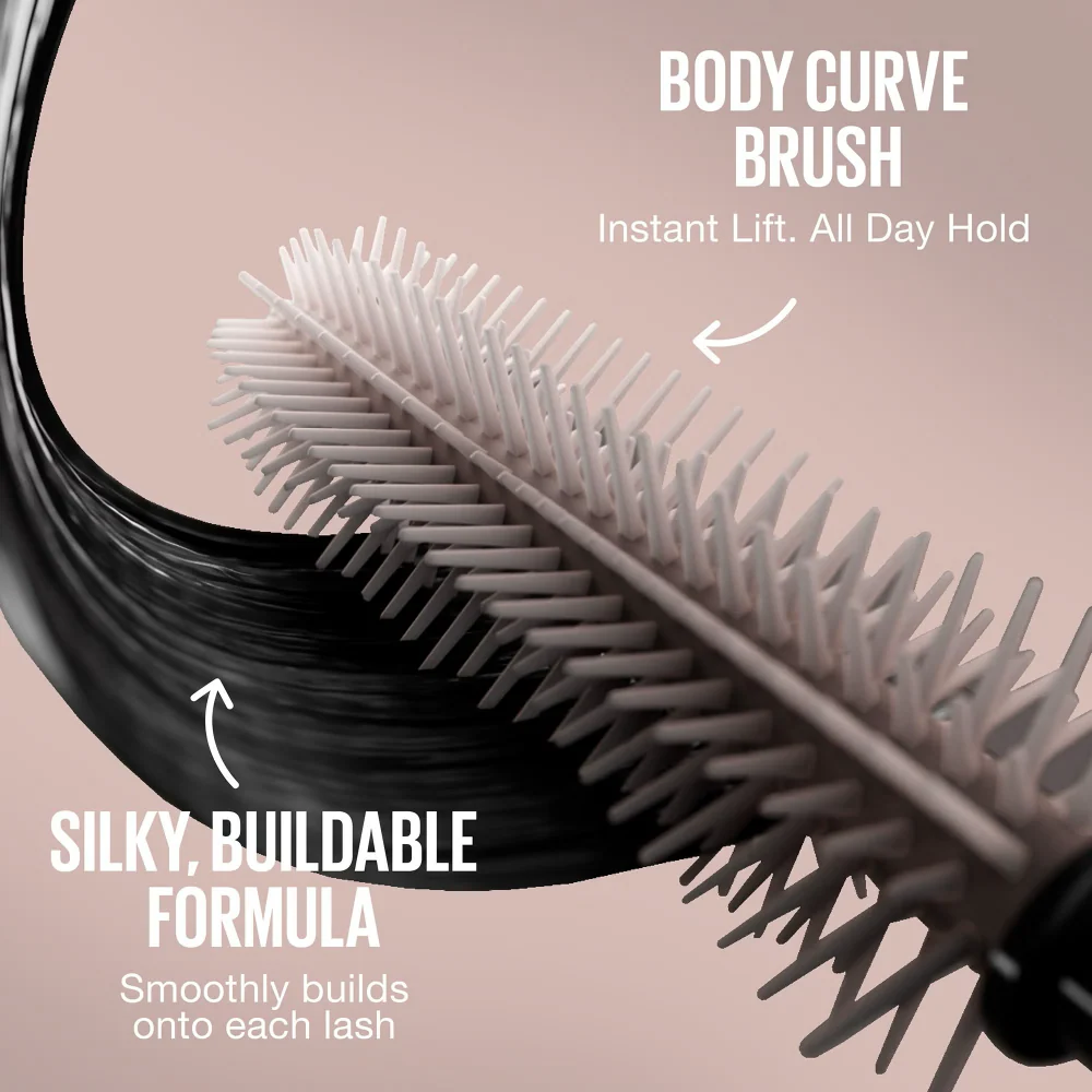 Maybelline Lash Sensational Body Waterproof Mascara Black 9ml - Image 4