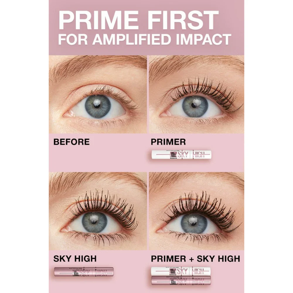 Maybelline Lash Sensational Sky High Boosting Tinted Mascara Primer 7.2ml - Image 4