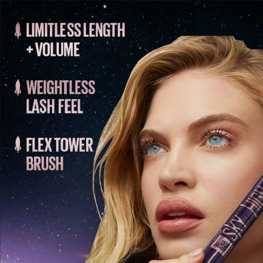 Maybelline Lash Sensational Sky High Mascara Black 7.2ml - Image 4