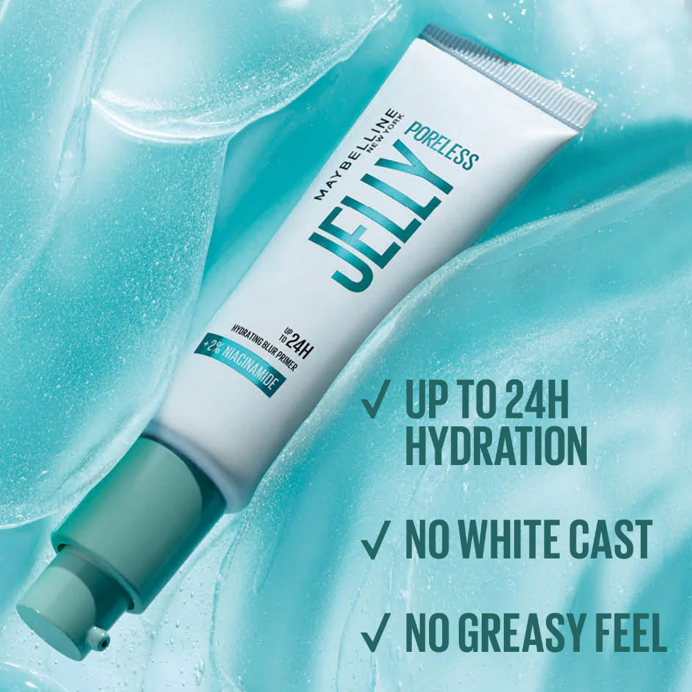 Maybelline Poreless Jelly 24H Hydrating Blur Primer 30ml - Image 3