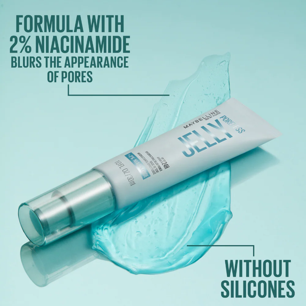 Maybelline Poreless Jelly 24H Hydrating Blur Primer 30ml - Image 5