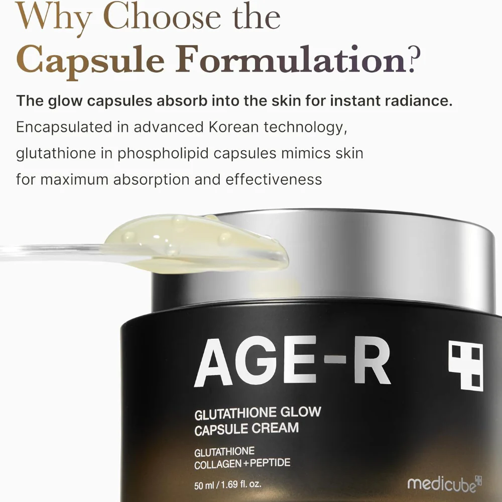 Medicube Age-R Glutathione Glow Capsule Cream 50ml - Image 3