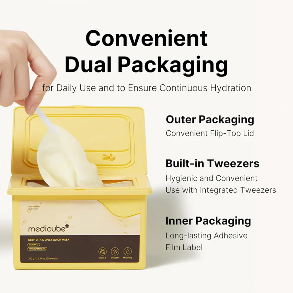 Medicube Deep Vita C Daily Quick Sheet Masks x30 - Image 7