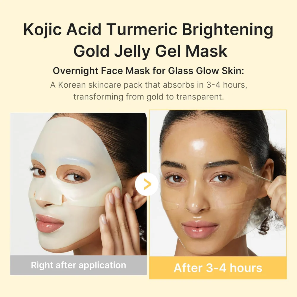Medicube Kojic Acid Turmeric Brightening Gel Mask 4 x 28g - Image 2