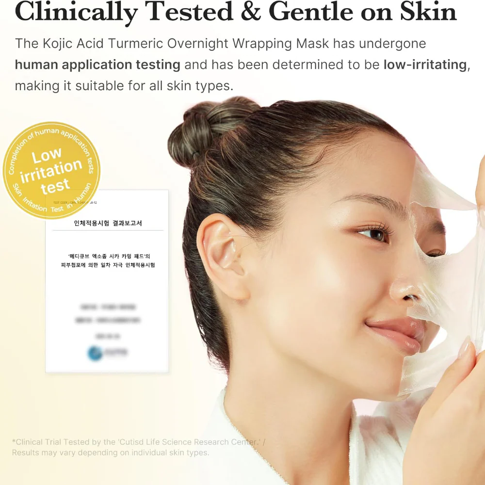 Medicube Kojic Acid Turmeric Night Wrapping Mask 75ml - Image 5