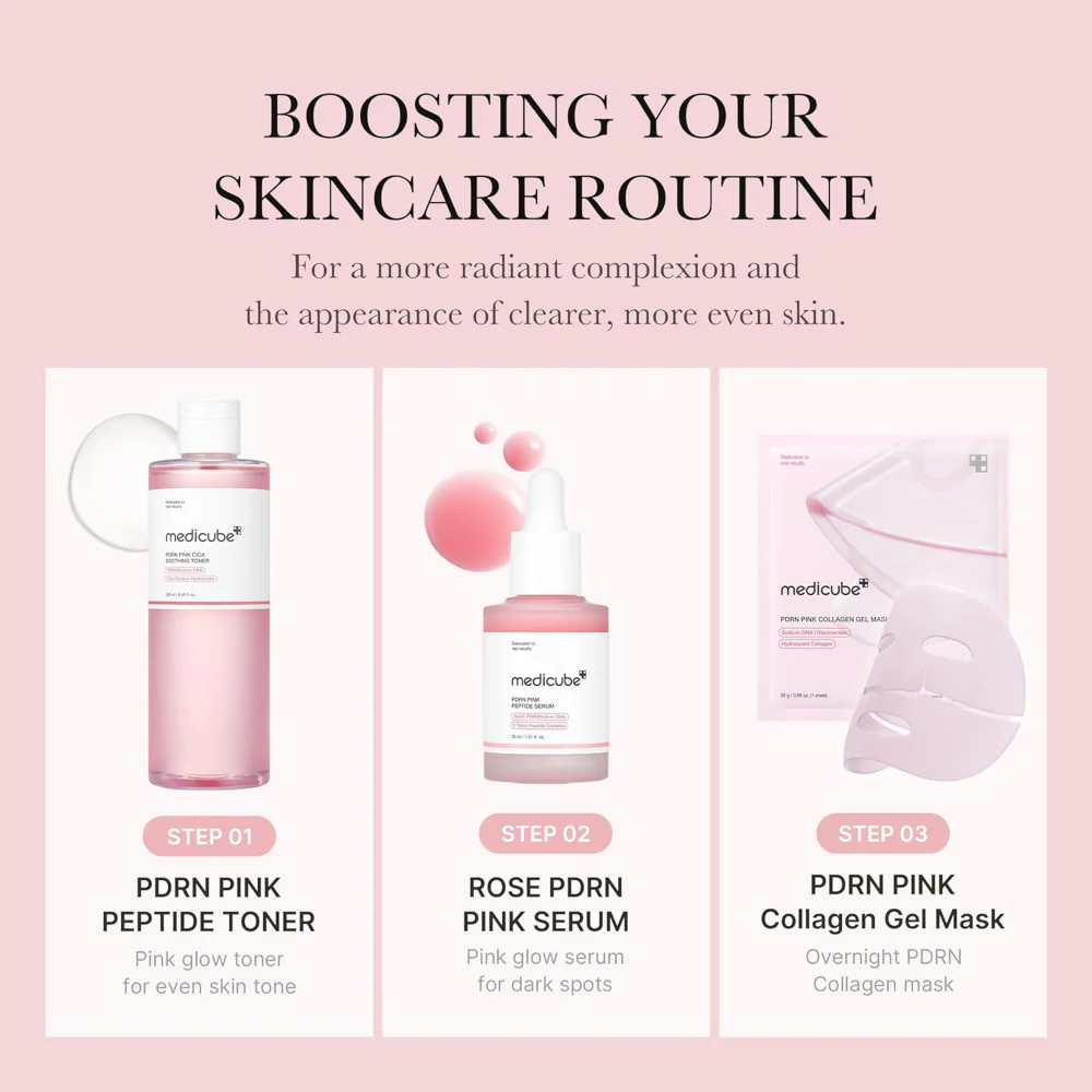 Medicube PDRN Pink Cica Soothing Toner 250ml - Image 5