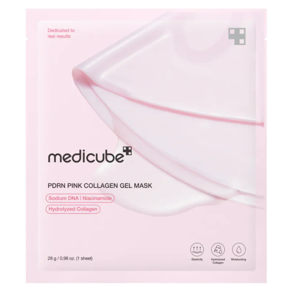 Medicube PDRN Pink Collagen Gel Mask Pack 4 x 28ml - Image 2