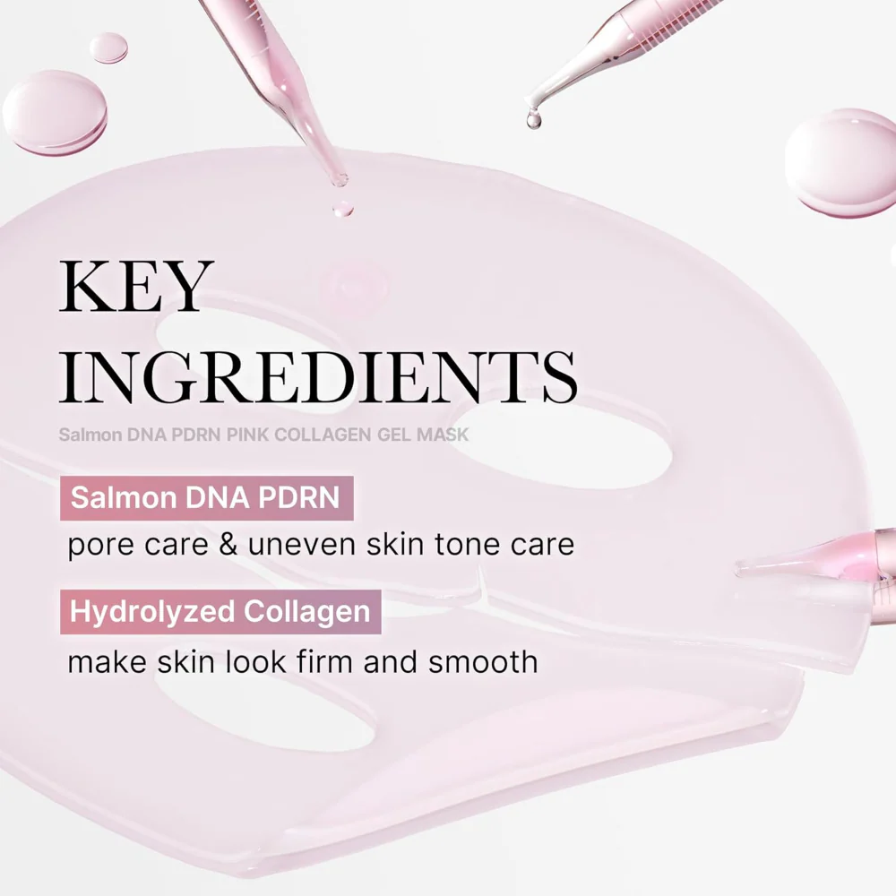 Medicube PDRN Pink Collagen Gel Mask Pack 4 x 28ml - Image 7