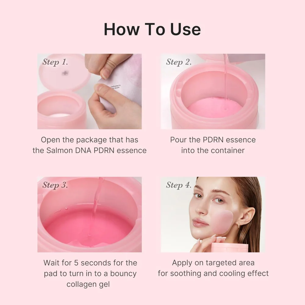 Medicube PDRN Pink Collagen Gel Toner Pads x70 - Image 7