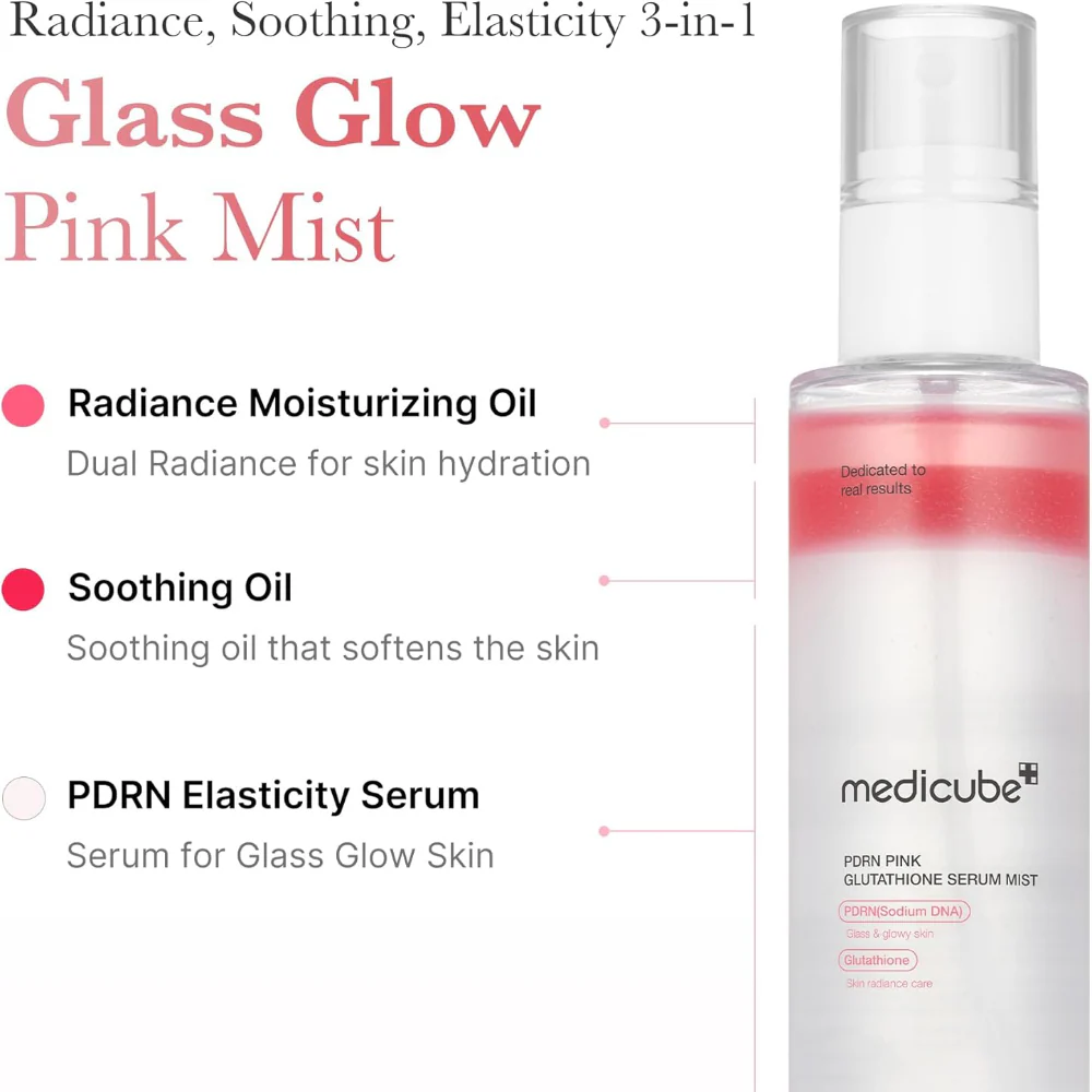 Medicube PDRN Pink Glutathione Serum Mist 100ml - Image 4