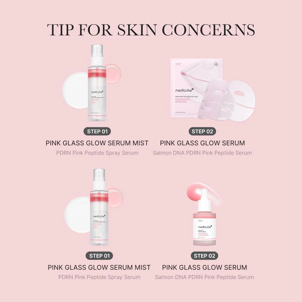 Medicube PDRN Pink Glutathione Serum Mist 100ml - Image 6