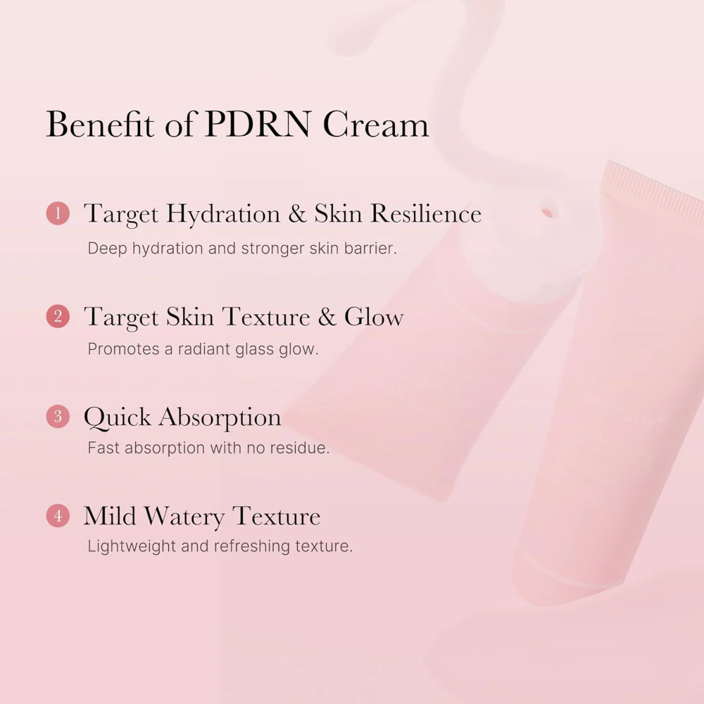 Medicube PDRN Pink Hyaluronic Moisturising Cream 50ml - Image 5