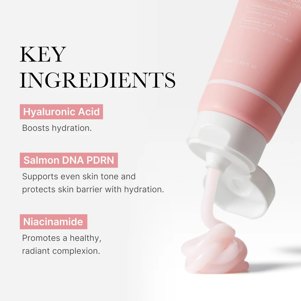 Medicube PDRN Pink Hyaluronic Moisturising Cream 50ml - Image 6