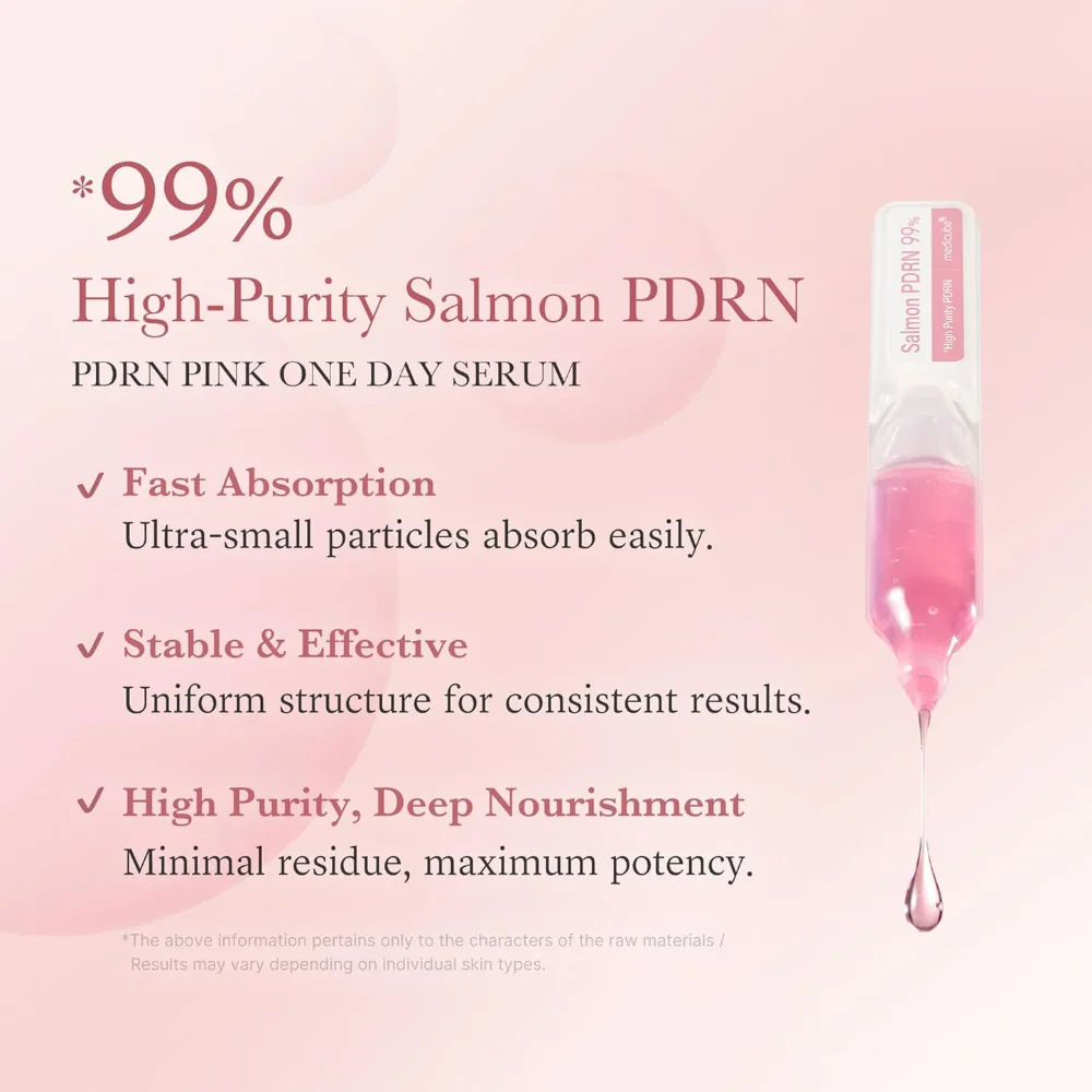 Medicube PDRN Pink One Day Serum Set 10 x 1.5ml - Image 3