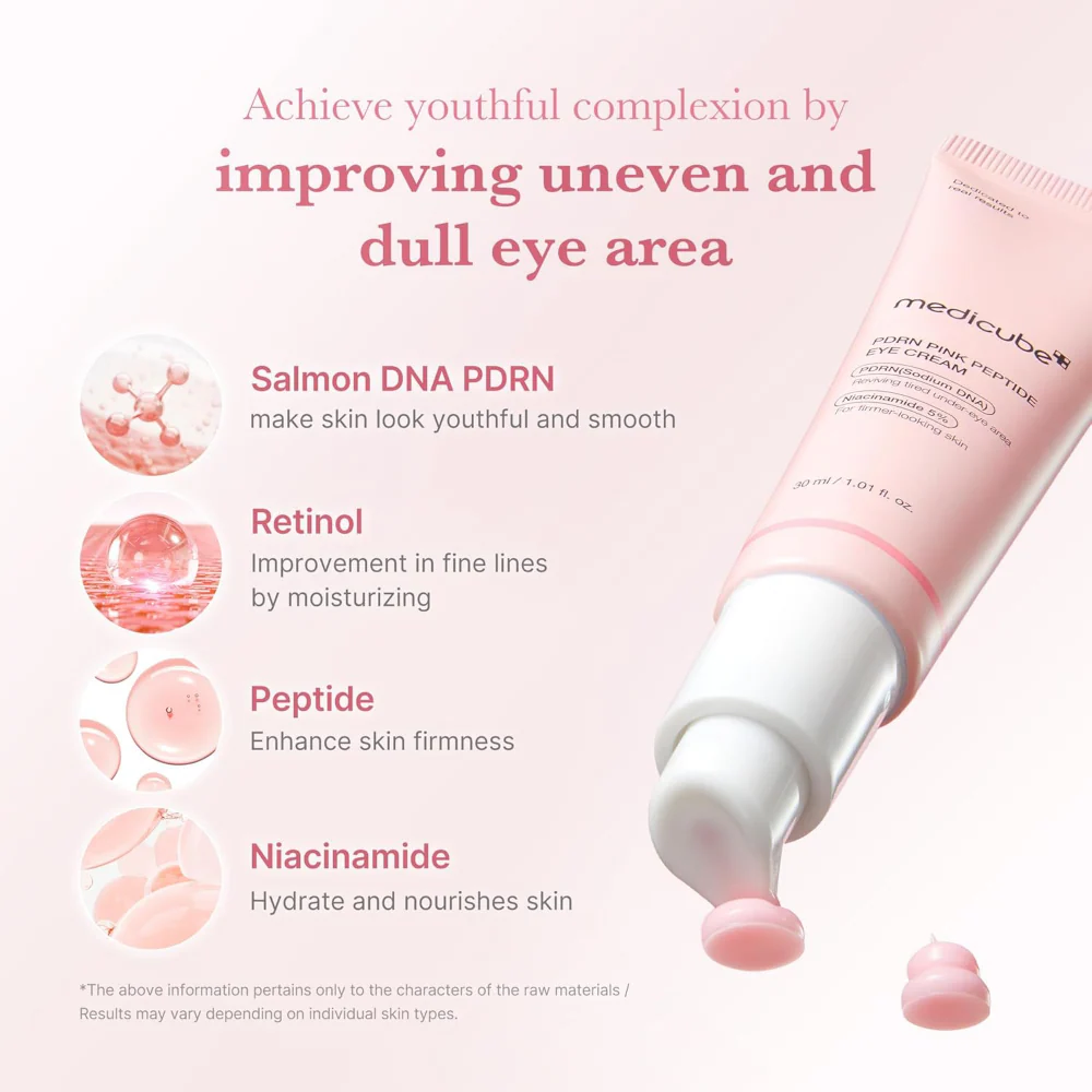 Medicube PDRN Pink Peptide Eye Cream 30ml - Image 3