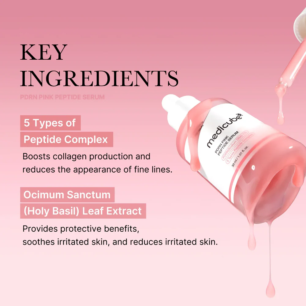 Medicube PDRN Pink Peptide Serum 30ml - Image 4