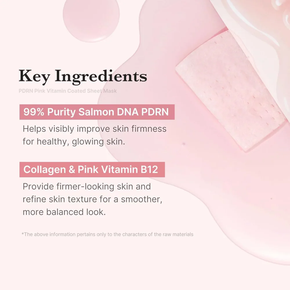 Medicube PDRN Pink Vita Coating Sheet Mask 22g - Image 2