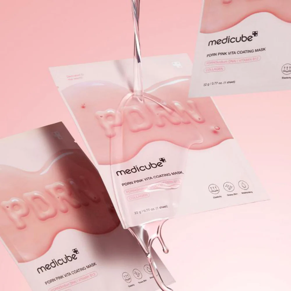 Medicube PDRN Pink Vita Coating Sheet Mask 22g - Image 5