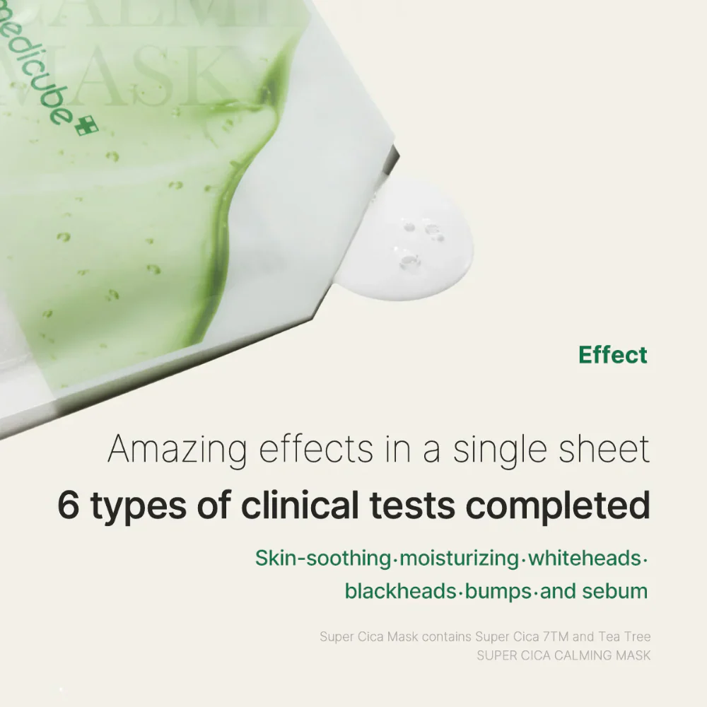 Medicube Super Cica Calming Sheet Mask 22g - Image 3