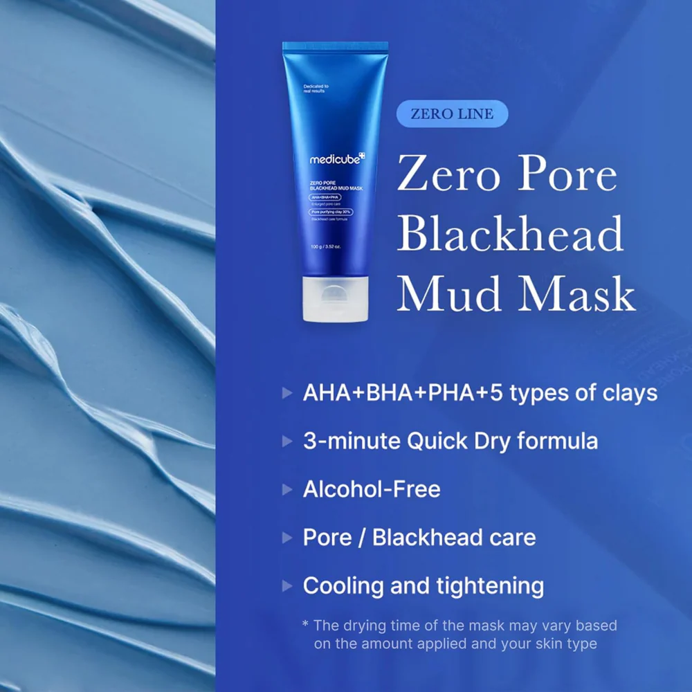 Medicube Zero Pore Blackhead Mud Mask 100g - Image 3