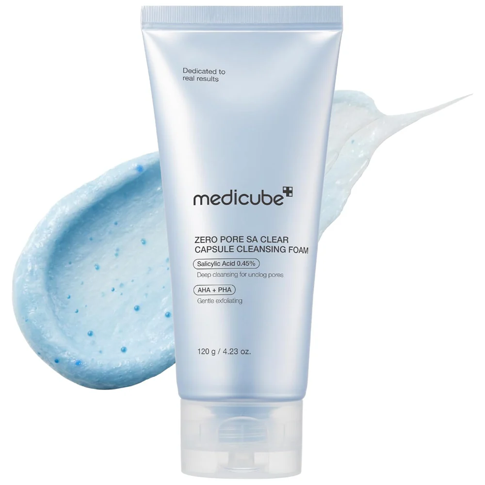 Medicube Zero Pore SA Clear Capsule Cleansing Foam 120g - Image 2