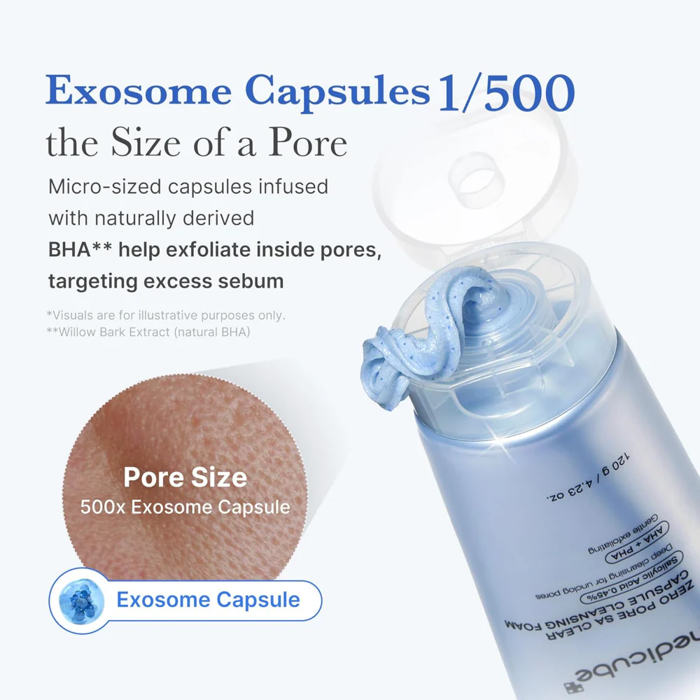 Medicube Zero Pore SA Clear Capsule Cleansing Foam 120g - Image 6