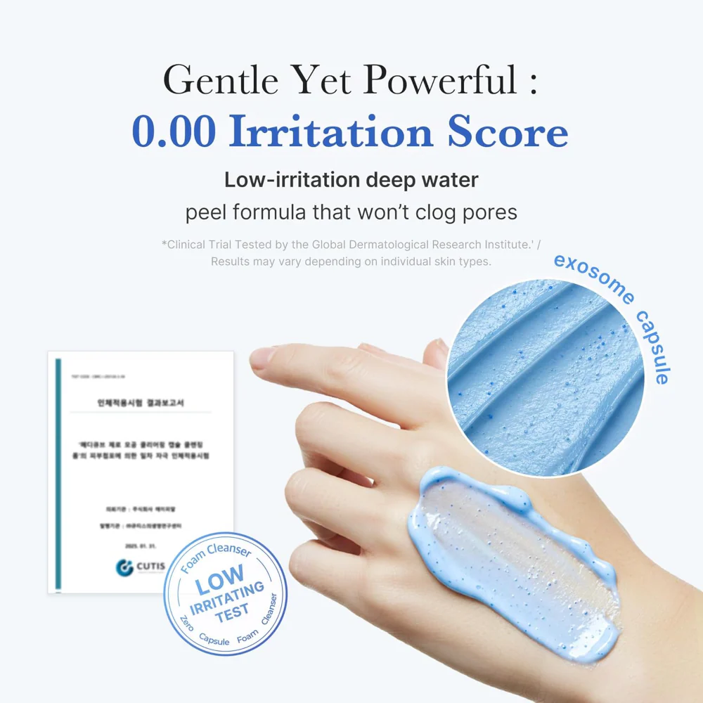 Medicube Zero Pore SA Clear Capsule Cleansing Foam 120g - Image 7
