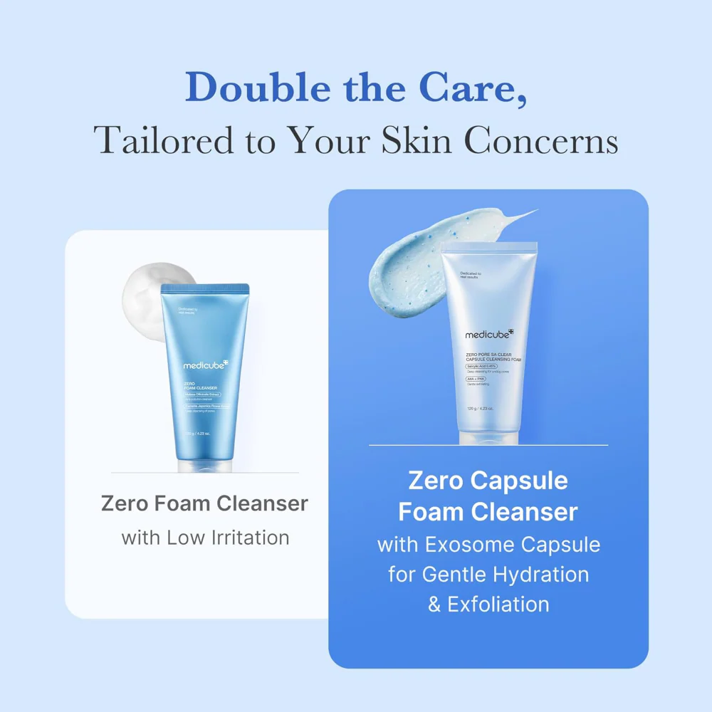 Medicube Zero Pore SA Clear Capsule Cleansing Foam 120g - Image 8