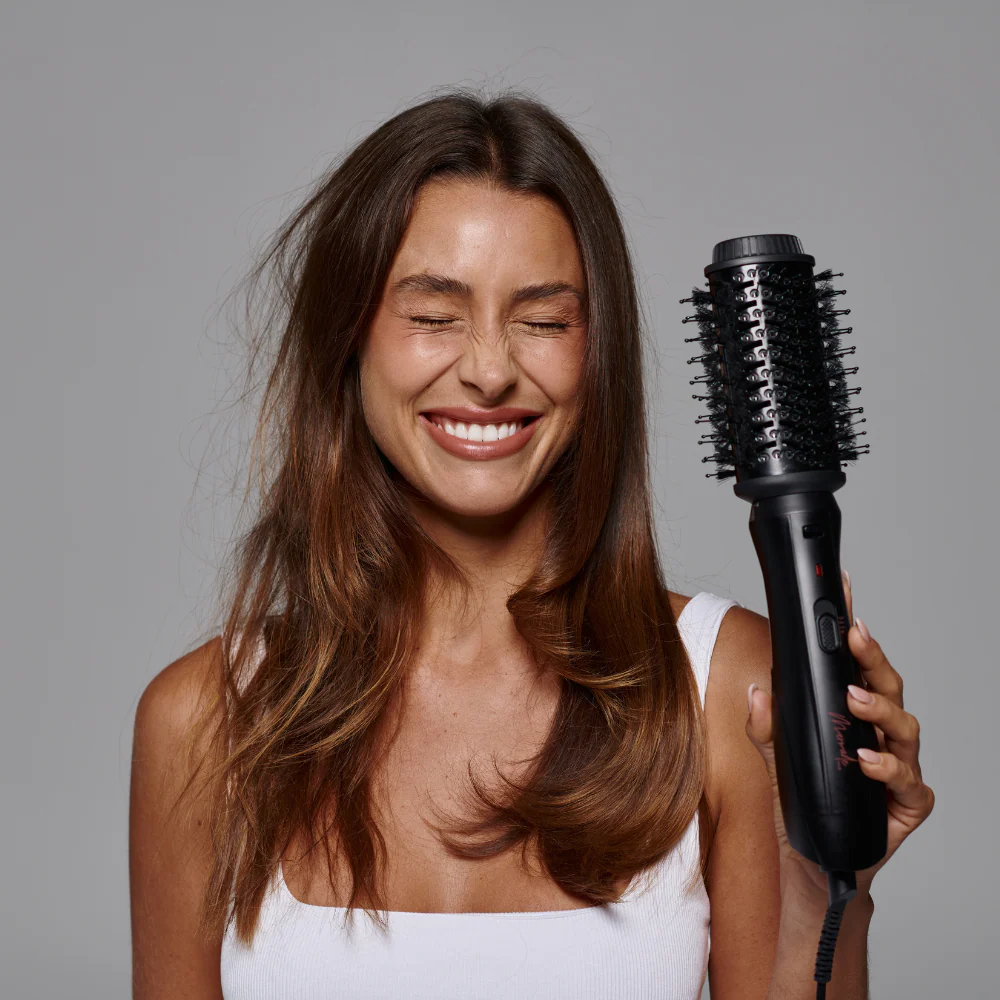 Mermade Hair Blow Dry Brush Black - Image 3