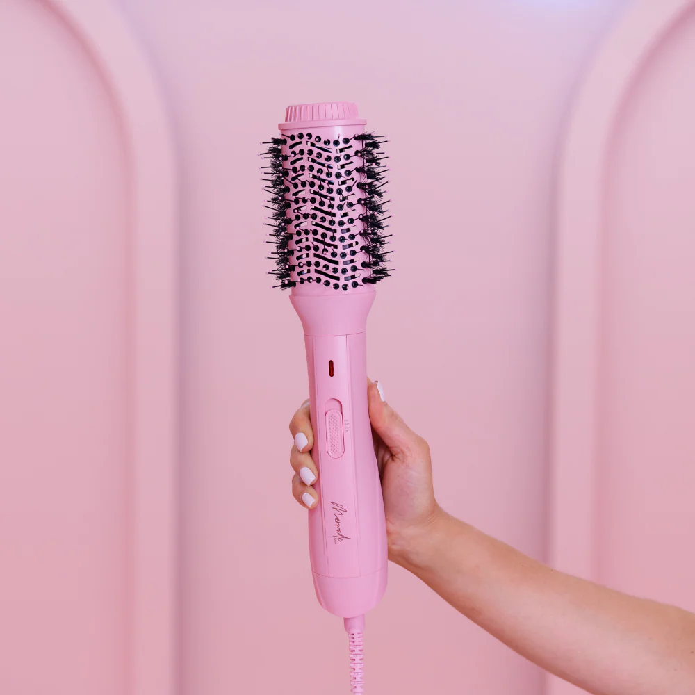 Mermade Hair Blow Dry Brush Pink - Image 10