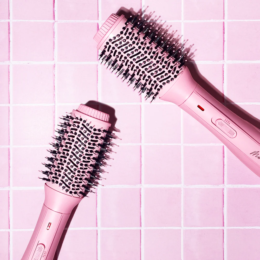 Mermade Hair Blow Dry Brush Pink - Image 4
