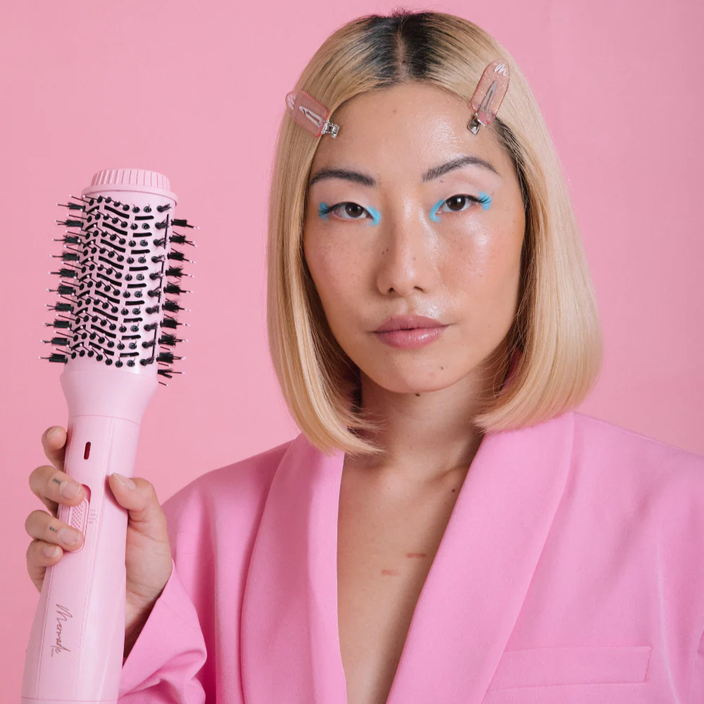 Mermade Hair Blow Dry Brush Pink - Image 7