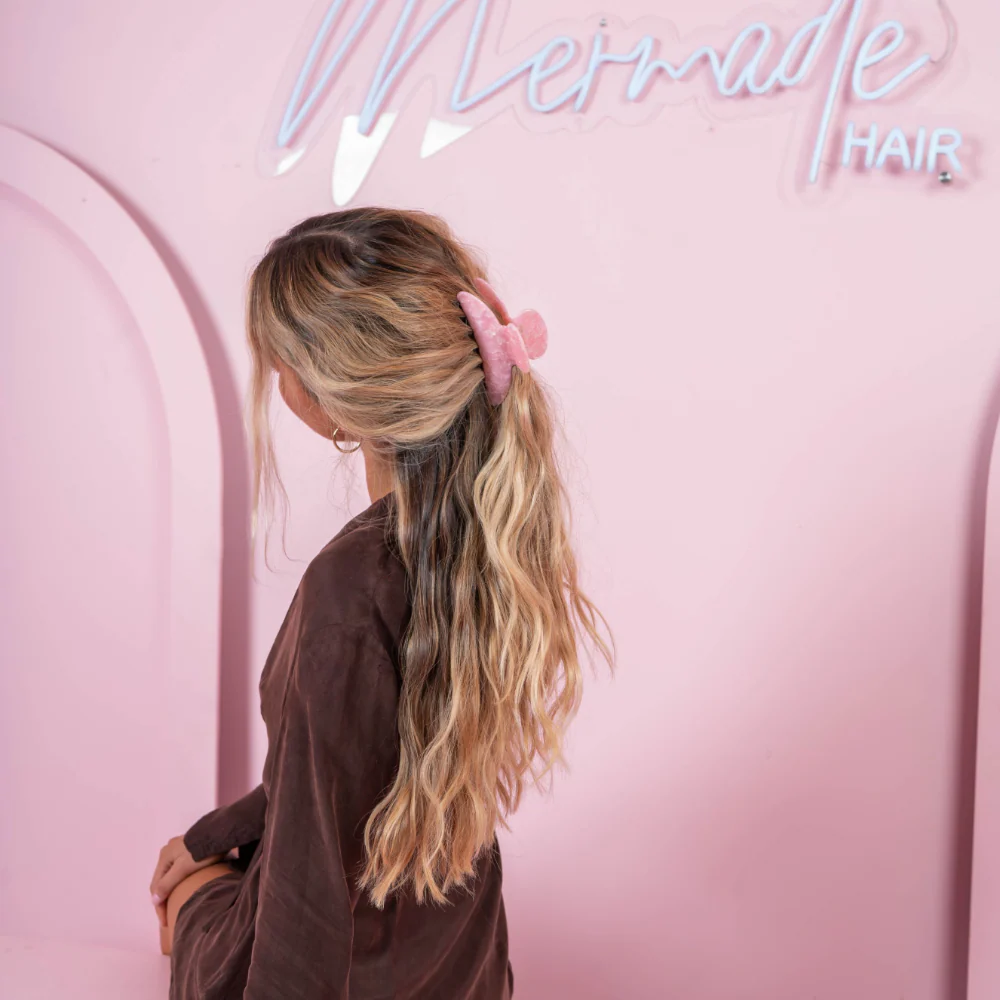 Mermade Hair Claw Clip Pink - Image 5