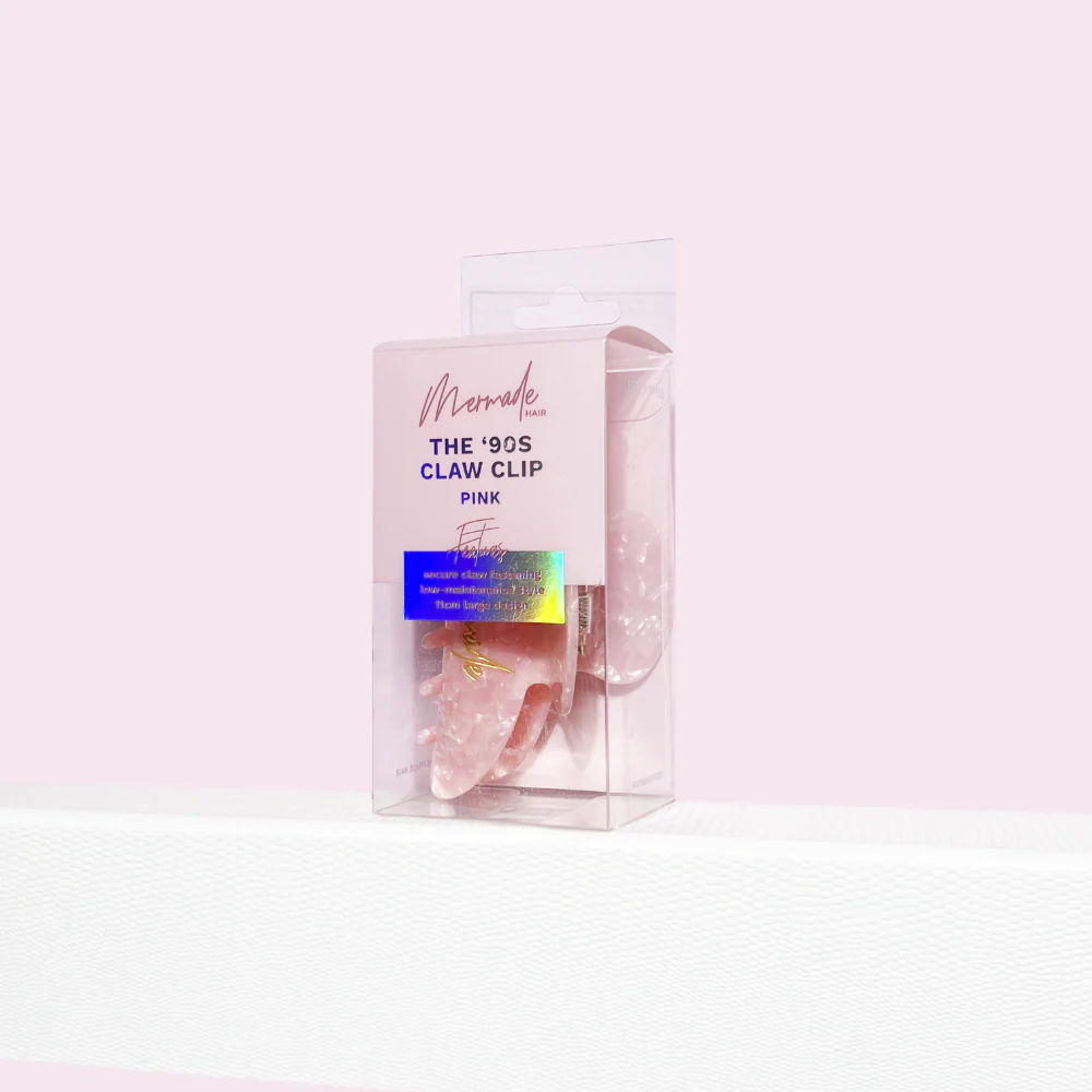 Mermade Hair Claw Clip Pink - Image 6
