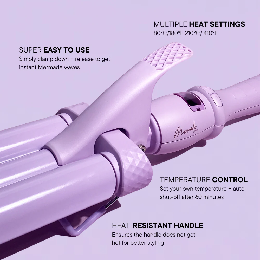 Mermade Hair Cutie Pro Waver Lilac 22mm - Image 8