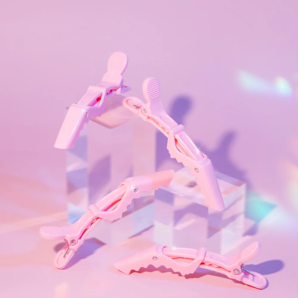 Mermade Hair Grip Clips Pink Pack of 4 - Image 5