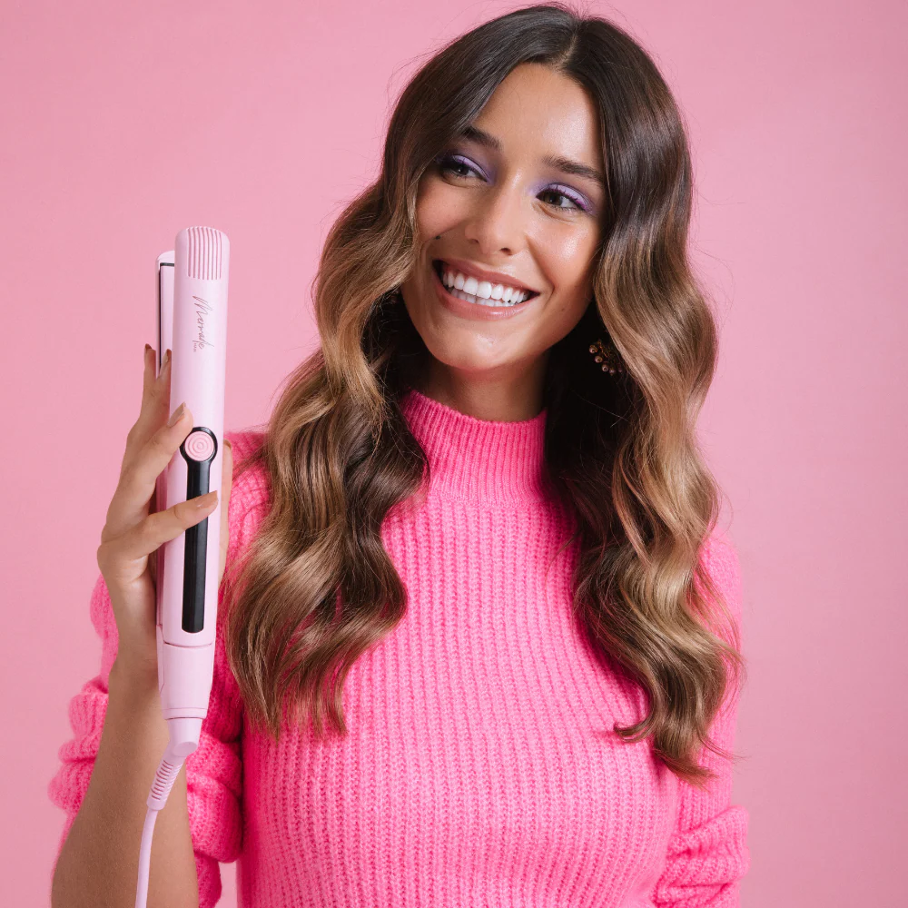 Mermade Hair Hair Straightener 28mm Pink - Image 10