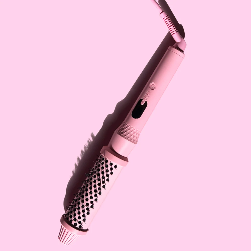 Mermade Hair Infrared Thermal Brush Pink - Image 2