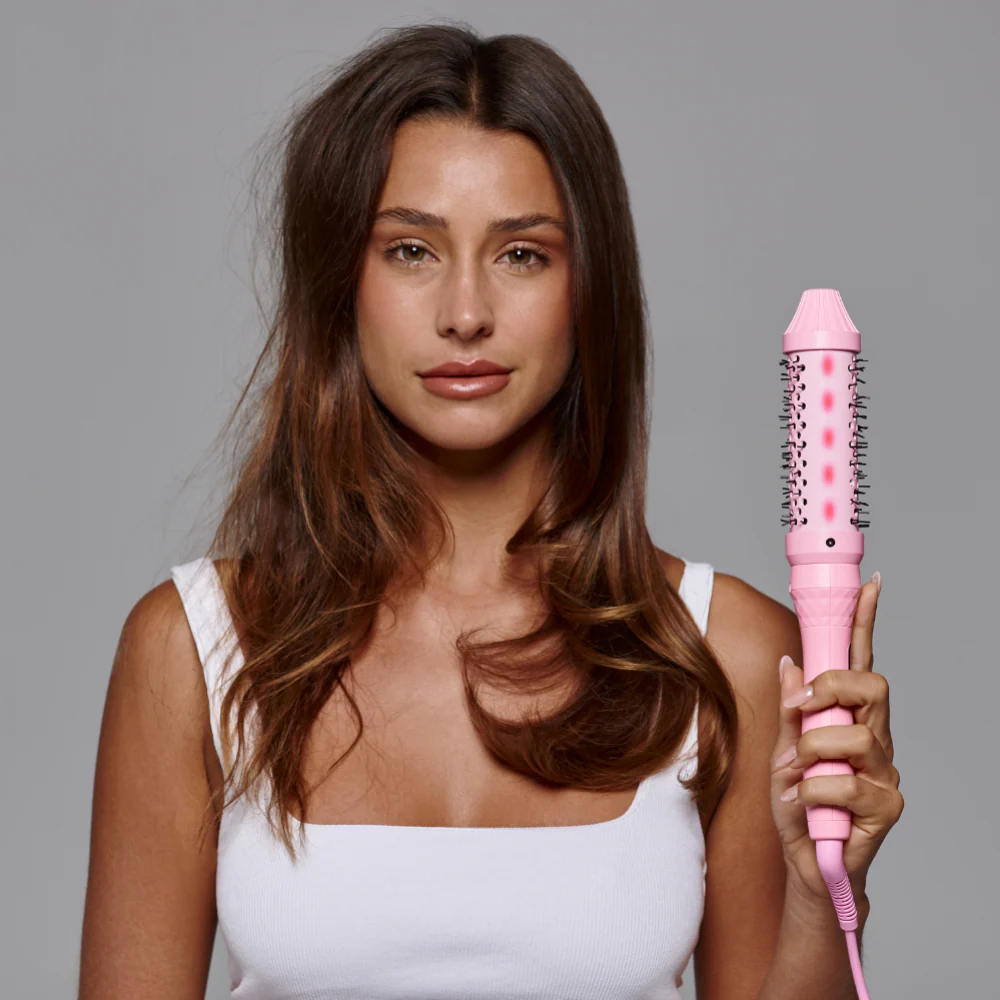 Mermade Hair Infrared Thermal Brush Pink - Image 3