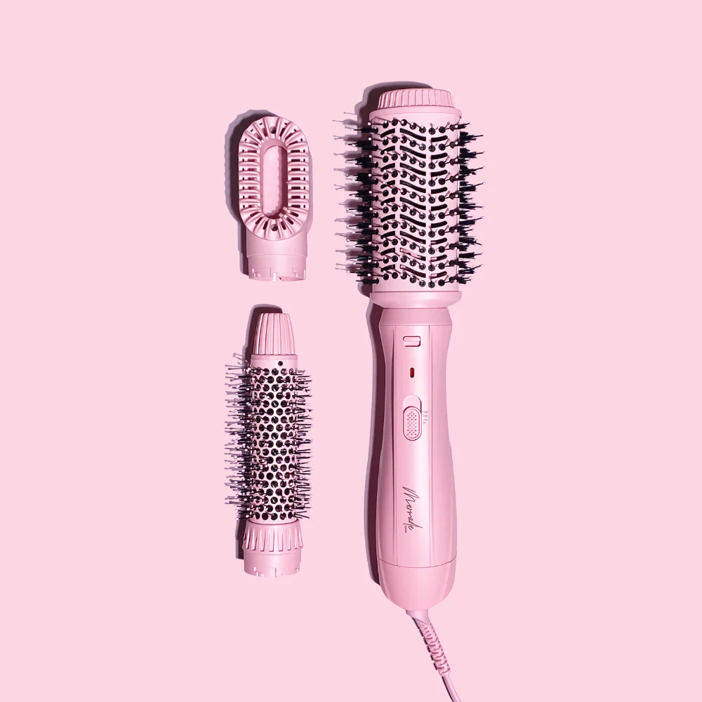 Mermade Hair Interchangeable Blow Dry Brush Pink - Image 6