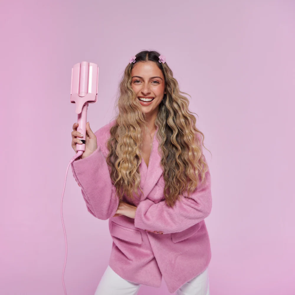 Mermade Hair M Infrared Hair Waver Pink - Image 3