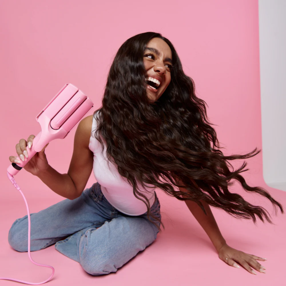 Mermade Hair M Infrared Hair Waver Pink - Image 7