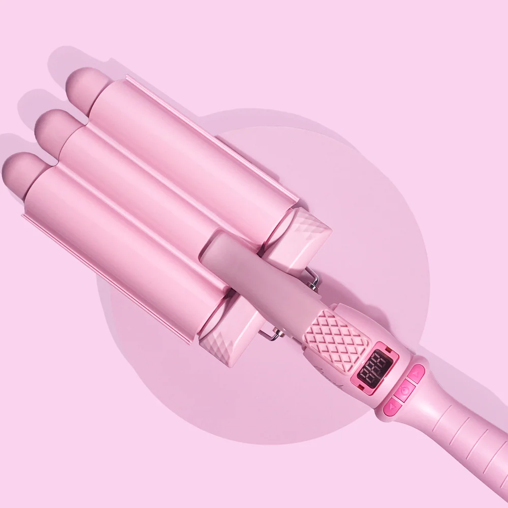 Mermade Hair Mini Pro Waver Pink 25mm - Image 4