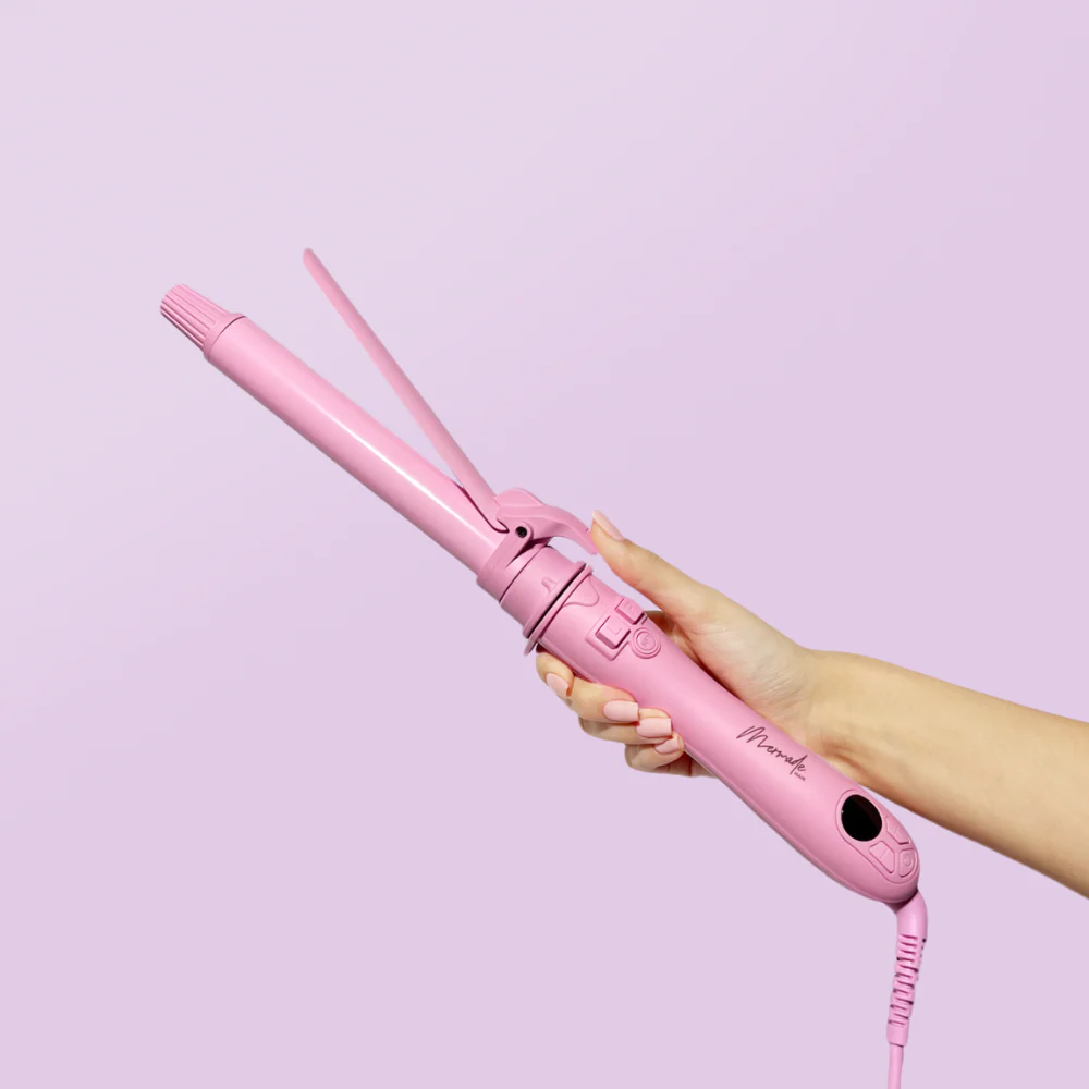 Mermade Hair Spin Curling Iron Pink - Image 6