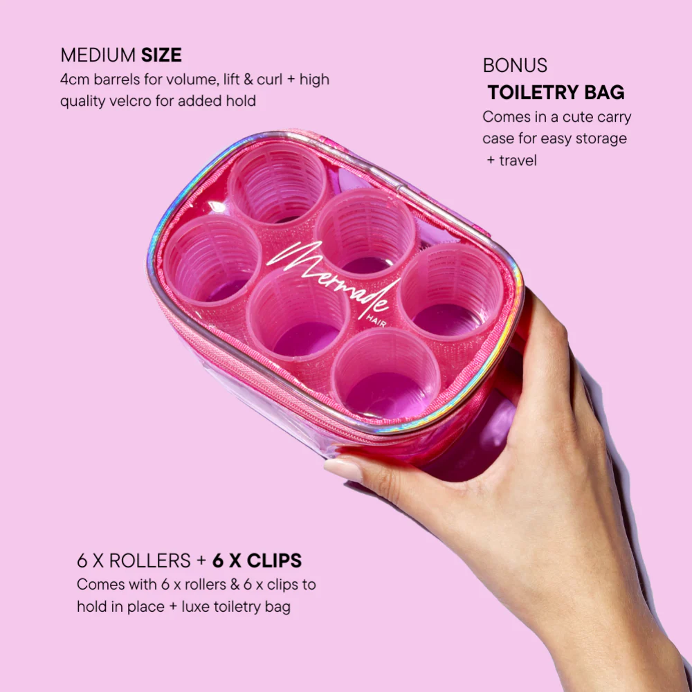 Mermade Hair Velcro Roller & Clips Kit - Image 5