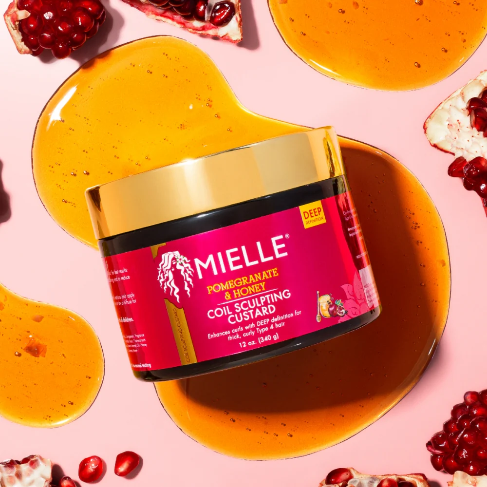 Mielle Pomegranate & Honey Coil Sculpting Custard 340g - Image 2