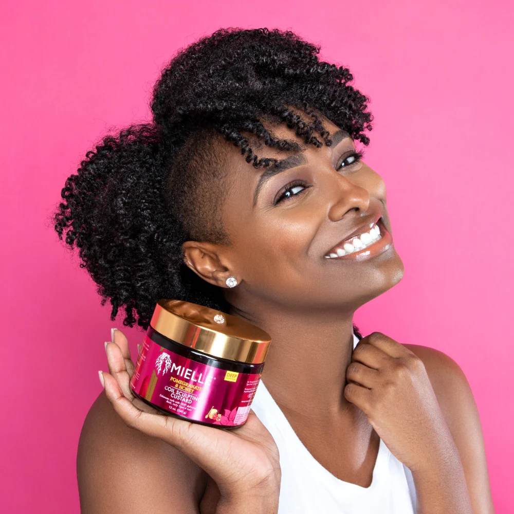 Mielle Pomegranate & Honey Coil Sculpting Custard 340g - Image 3