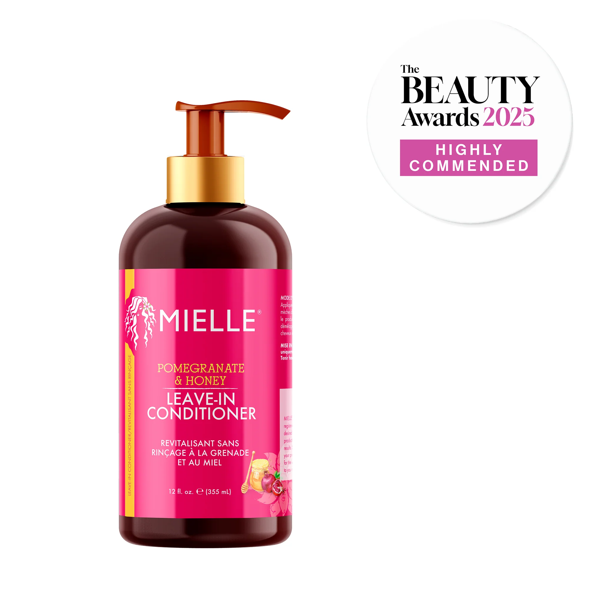 Mielle Pomegranate & Honey Leave-In Conditioner 350ml - Image 2