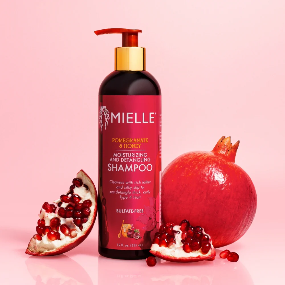 Mielle Pomegranate & Honey Moisturising & Detangling Shampoo 355ml - Image 2